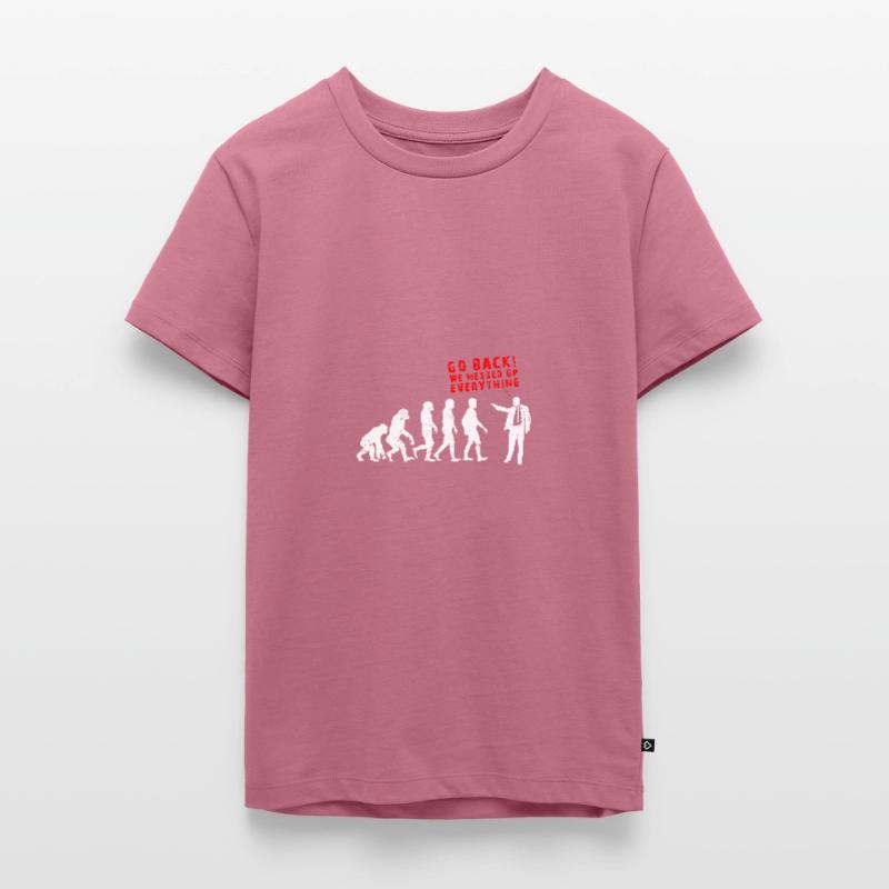 Evolution de Messed Up Evolution T-shirt Premium bio Ado