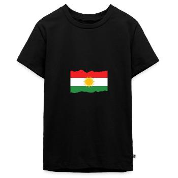 Kurdistan - Teenager Premium Bio T-Shirt - Schwarz - Vorne - AI Model Teenager Male light (155cm)