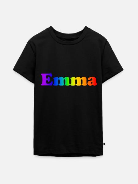 Emma - Teenager Premium Bio T-Shirt - Schwarz