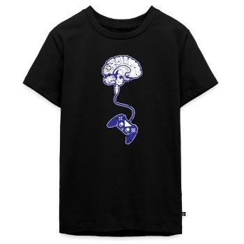 Gaming Gaming Gaming Gaming Gaming Gaming Gaming - Teenager Premium Bio T-Shirt - Schwarz - Vorne - AI Model Teenager Male light (155cm)