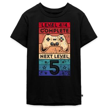 Grundschule Abschluss 5. Klasse Zocken Geschenk - Teenager Premium Bio T-Shirt - Schwarz - Vorne - AI Model Teenager Male light (155cm)