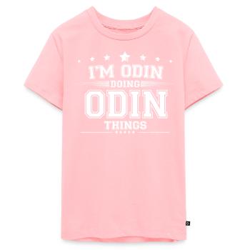 Odin - Teenager Premium Organic T-Shirt - rose - Front
