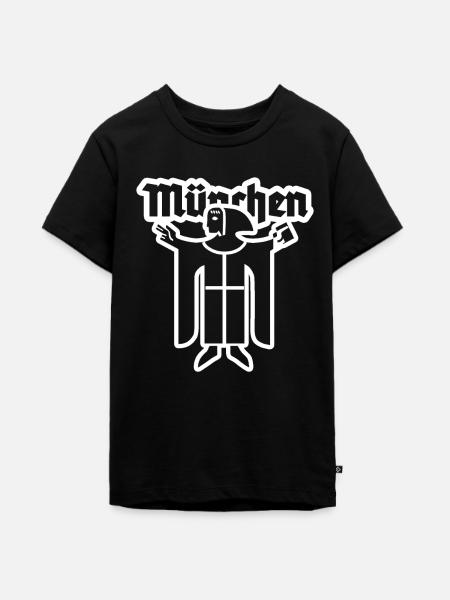 München - Teenager Premium Bio T-Shirt - Schwarz