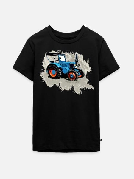 Traktor Lanz - Teenager Premium Bio T-Shirt - Schwarz