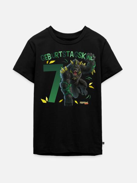 schleich® ELDRADOR® CREATURES 7 Siebter Geburtstag - Teenager Premium Bio T-Shirt - Schwarz