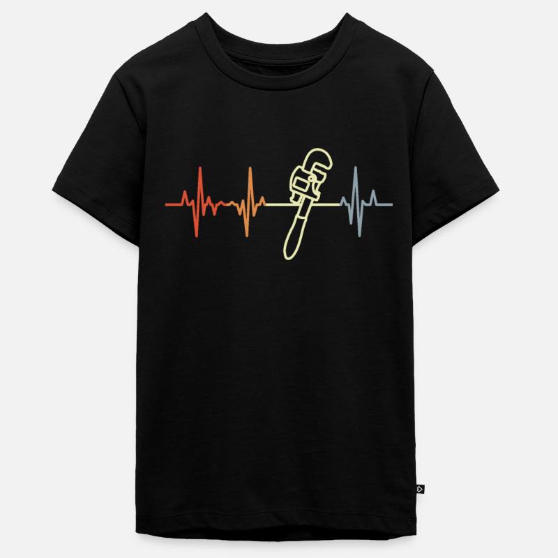 Clé à pipe Palpitations cardiaques - T-shirt Premium bio Ado - noir