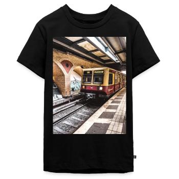 Pankow - Teenager Premium Bio T-Shirt - Schwarz - Vorne - AI Model Teenager Male light (155cm)