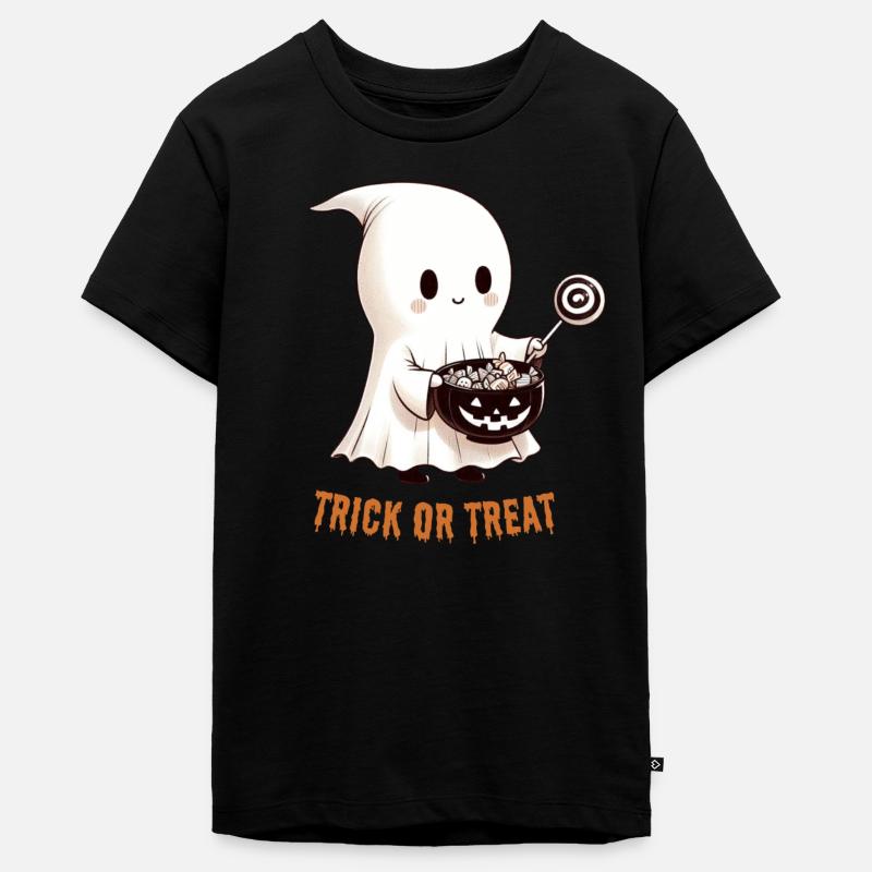 Süßes oder Saures - Teenager Premium Bio T-Shirt - Schwarz