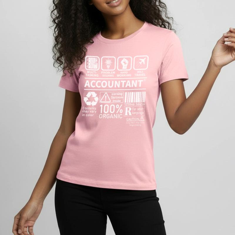 Accountant Multi Tasking Problem Solving Teenager Premium Organic T-Shirt