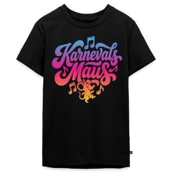 Karnevals Maus Karnevalsmaus Karneval Party Kostüm - Teenager Premium Bio T-Shirt - Schwarz - Vorne - AI Model Teenager Male light (155cm)