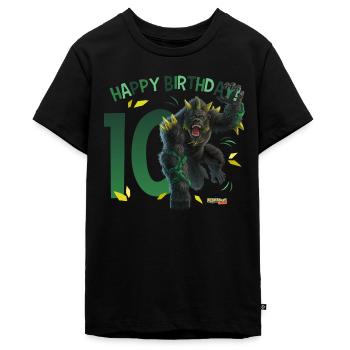 schleich® ELDRADOR® CREATURES Happy Birthday 10 - Teenager Premium Bio T-Shirt - Schwarz - Vorne - AI Model Teenager Male light (155cm)