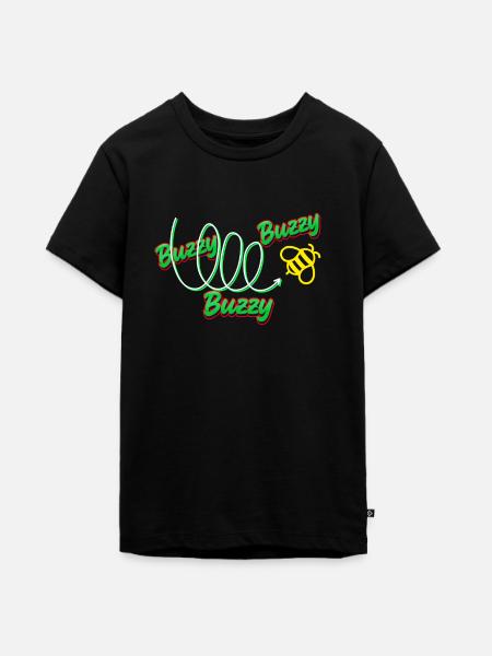 Fleißige Biene - Teenager Premium Bio T-Shirt - Schwarz