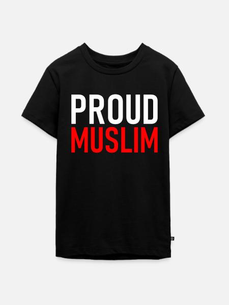 Proud Muslim - Muslime - Islam - Teenager Premium Bio T-Shirt - Schwarz
