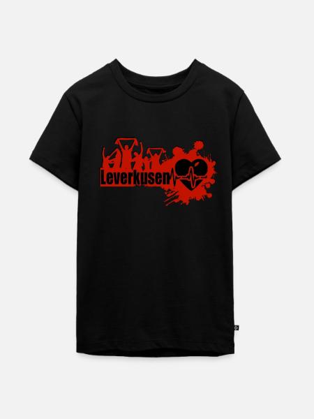 Leverkusen Fan - Teenager Premium Bio T-Shirt - Schwarz
