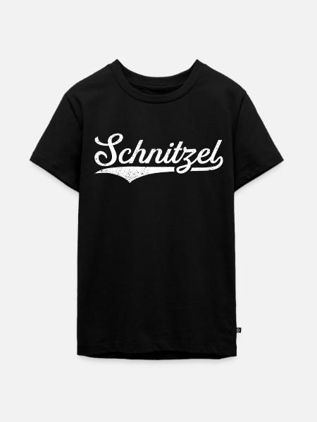 Schnitzel - Teenager Premium Bio T-Shirt - Schwarz