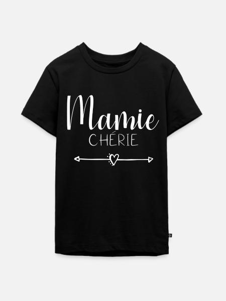 Granny darling - Teenager Premium Organic T-Shirt - black
