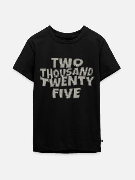 two thousand twenty five 4 - Teenager Premium Bio T-Shirt - Schwarz