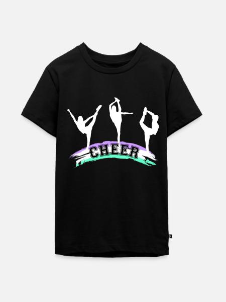 Cheerleading, Cheer - Teenager Premium Bio T-Shirt - Schwarz