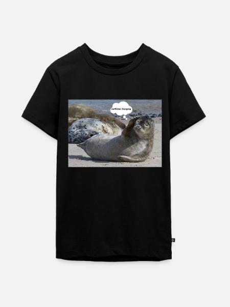 Robbe - Teenager Premium Bio T-Shirt - Schwarz
