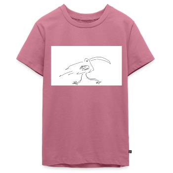 Kiwi rapide - T-shirt Premium bio Ado - mauve - Devant - AI Model Teenager Male light (155cm)