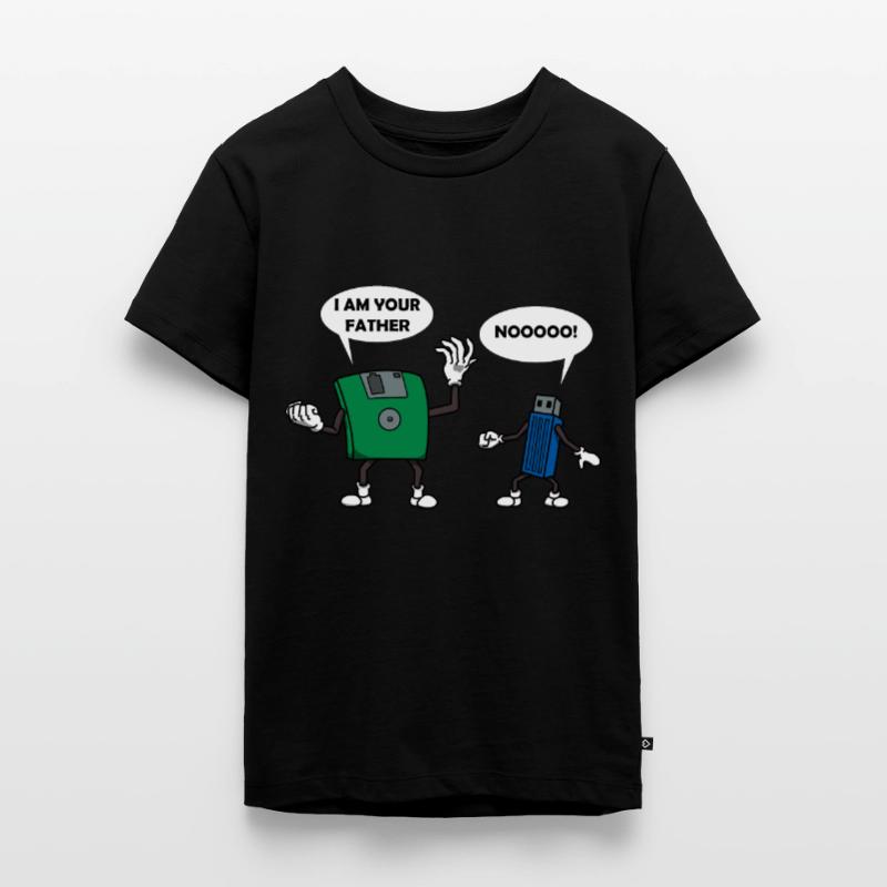 Computertechnik Diskette USB-Stick Geschenk Teenager Premium Bio T-Shirt