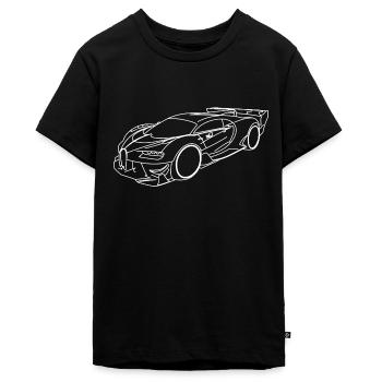 Buga Sportwagen - Teenager Premium Bio T-Shirt - Schwarz - Vorne - AI Model Teenager Male light (155cm)