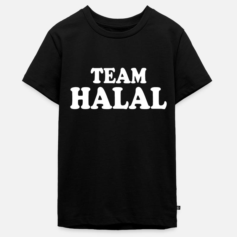 Team halal - T-shirt Premium bio Ado - noir