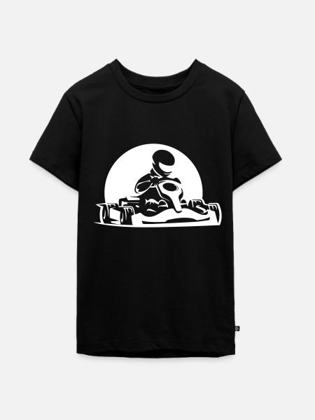 Kart Emotion - Teenager Premium Bio T-Shirt - Schwarz