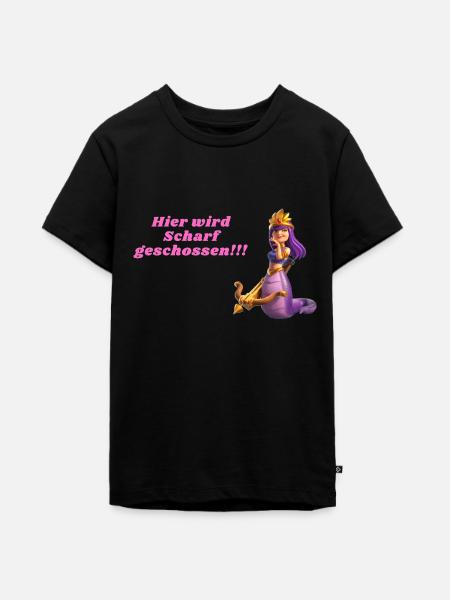 Lustige Sprüche - Teenager Premium Bio T-Shirt - Schwarz