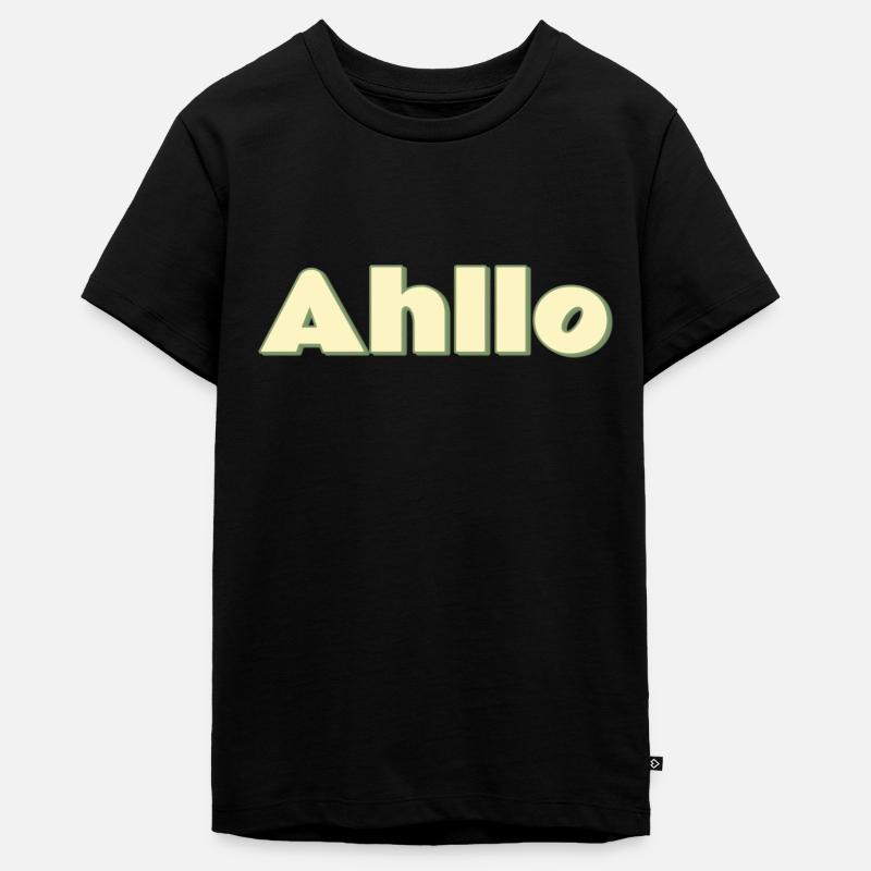 Ahllo - T-shirt Premium bio Ado - noir