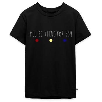 Friends| I'll be there for you - Teenager Premium Bio T-Shirt - Schwarz - Vorne - AI Model Teenager Male light (155cm)