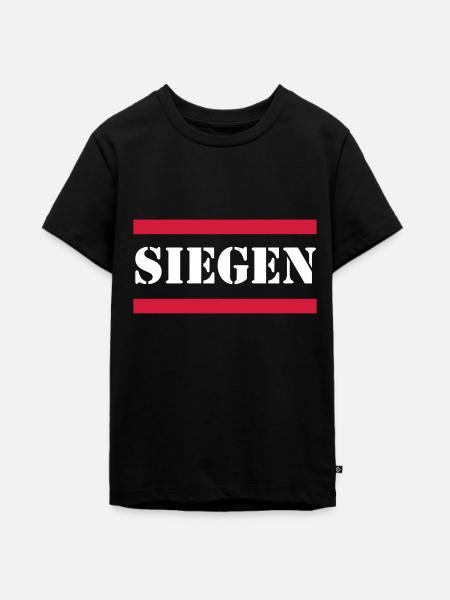 Siegen - Teenager Premium Bio T-Shirt - Schwarz