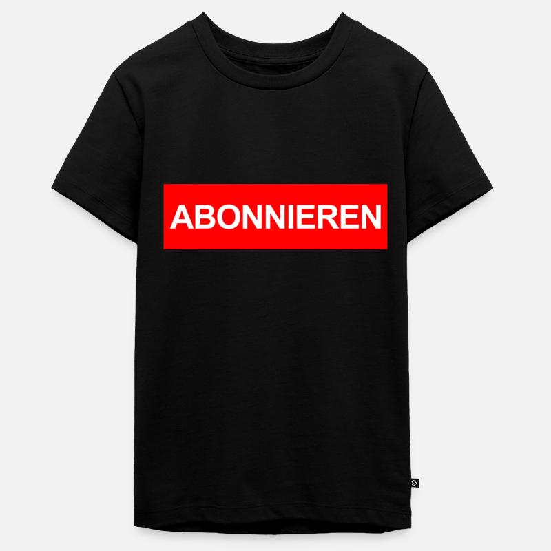 S'ABONNER À - T-shirt Premium bio Ado - noir
