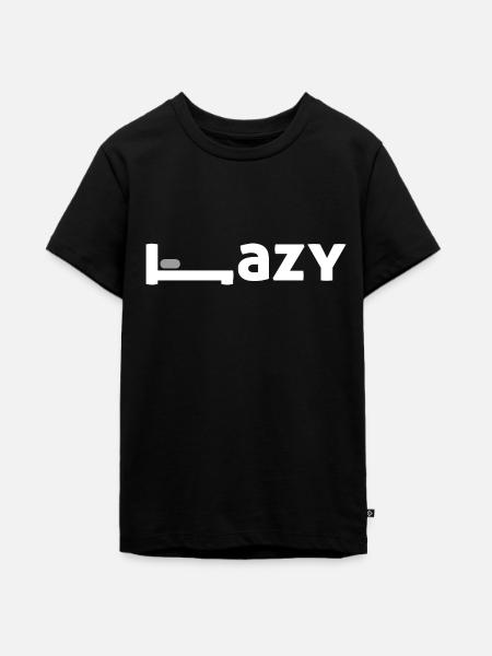 Lazy - Teenager Premium Bio T-Shirt - Schwarz