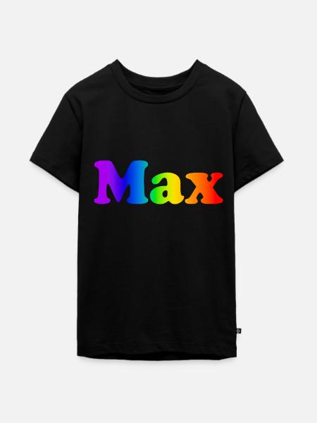 Max - Teenager Premium Bio T-Shirt - Schwarz