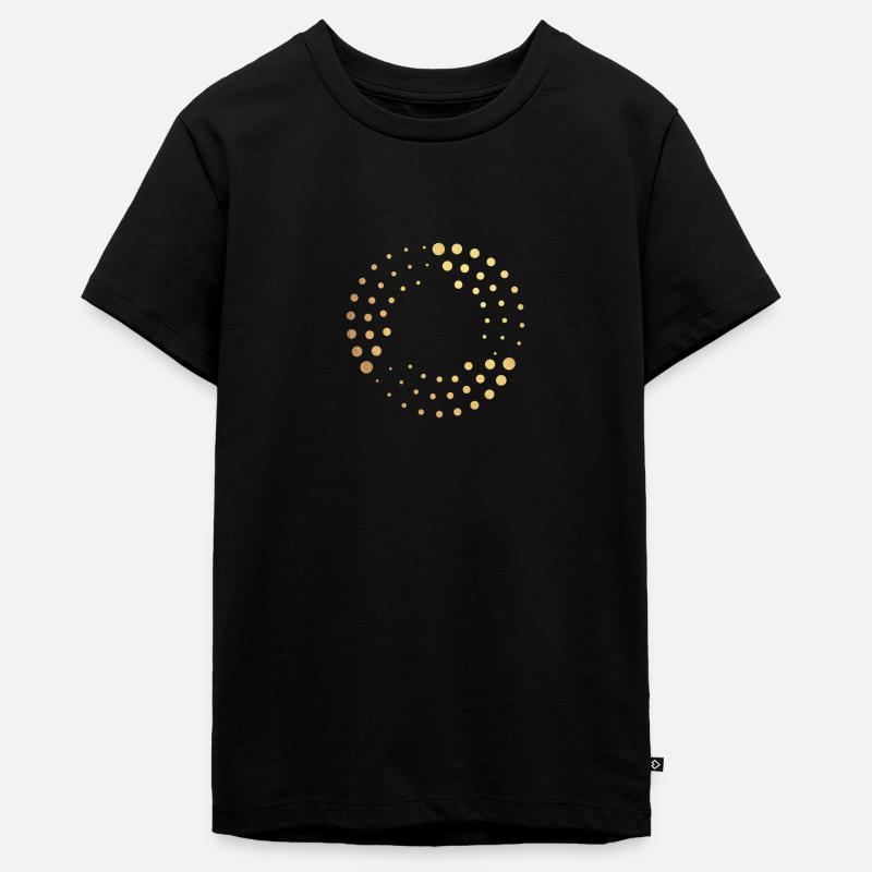 points d'or - T-shirt Premium bio Ado - noir