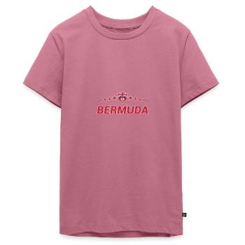 Bermuda - Teenager Premium Bio T-Shirt - Mauve - Vorne - AI Model Teenager Male light (155cm)