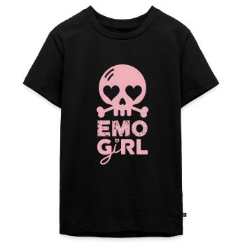 Emo-pige! - Teenager Premium økologisk T-shirt - sort - Foran - AI Model Teenager Male light (155cm)