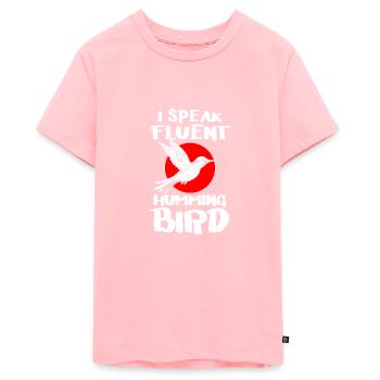 Colibri Nature Magie - T-shirt Premium bio Ado - rose - Devant