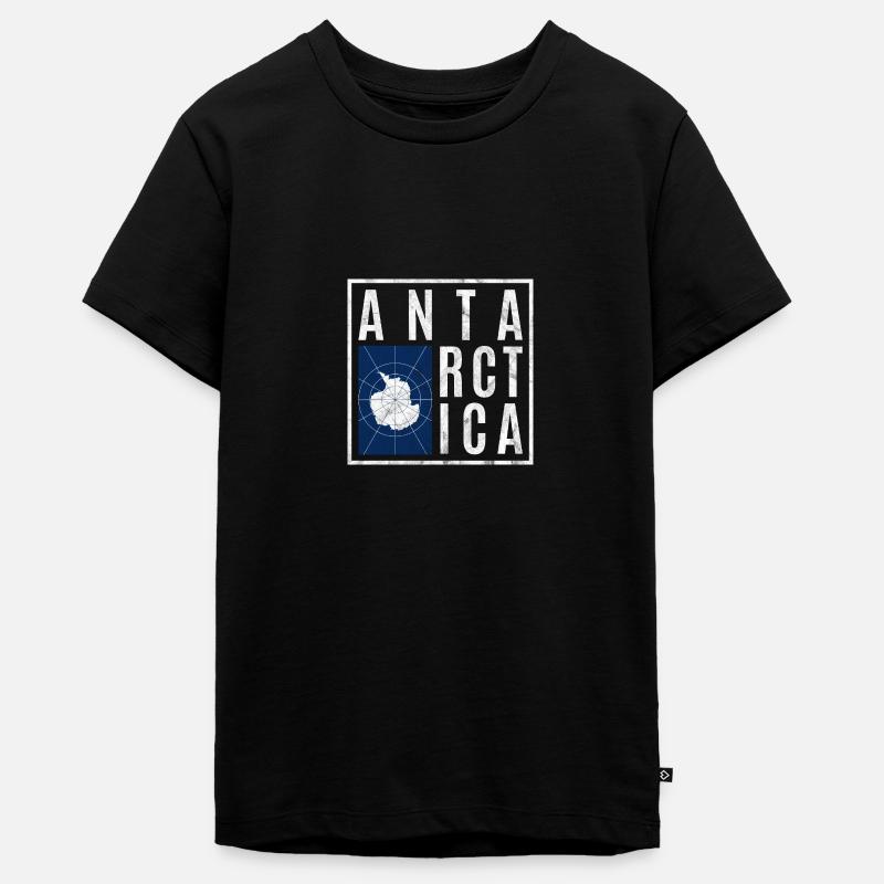 Antarctique - T-shirt Premium bio Ado - noir