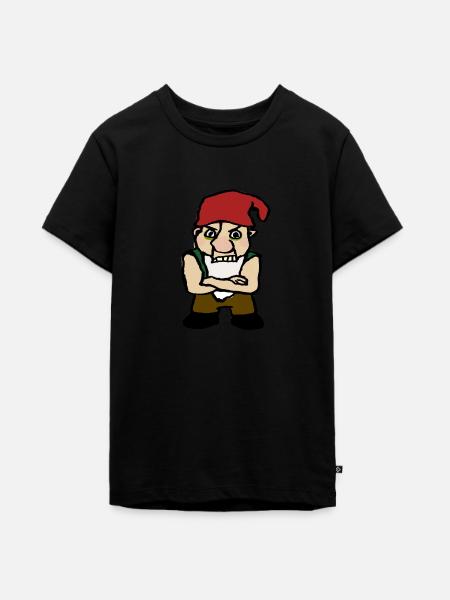 Zwerg - Teenager Premium Bio T-Shirt - Schwarz