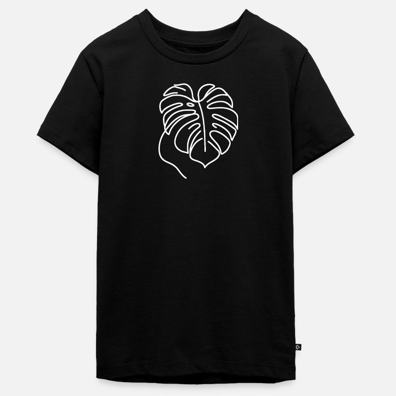 Monstera - T-shirt Premium bio Ado - noir
