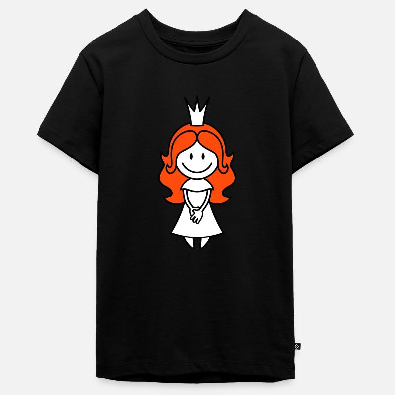 vl025b_prinzessin_3c - T-shirt Premium bio Ado - noir