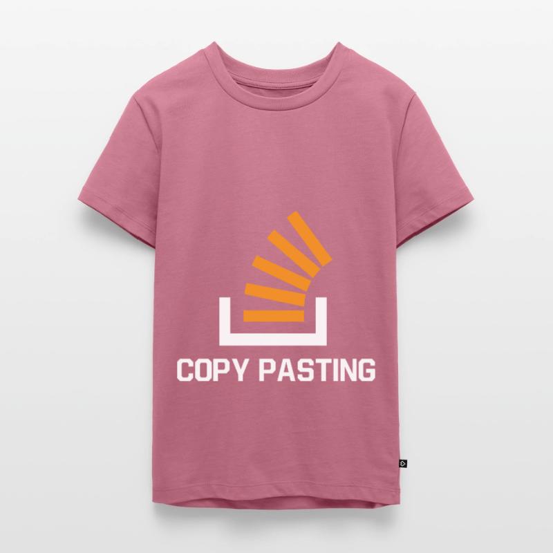 Copy Pasting Programming Coder Software Developer Teenager Premium Bio T-Shirt
