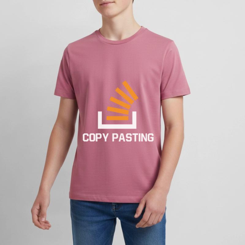 Copy Pasting Programming Coder Software Developer Teenager Premium Bio T-Shirt