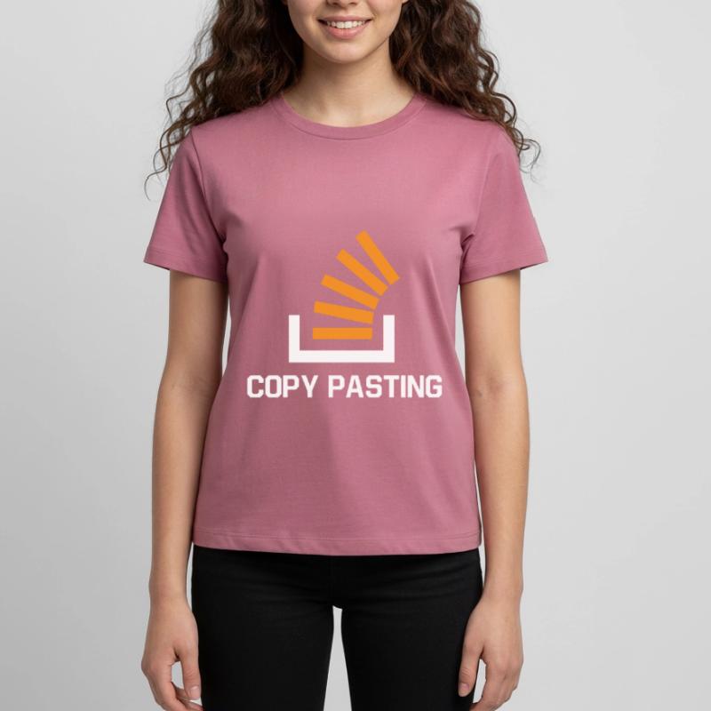 Copy Pasting Programming Coder Software Developer Teenager Premium Bio T-Shirt