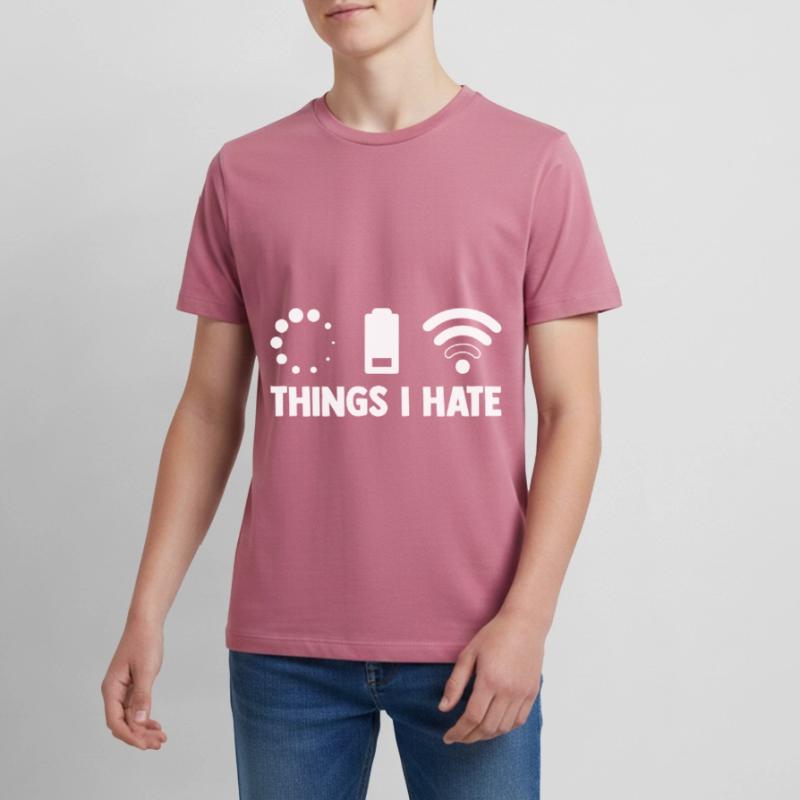 Things I Hate Programmer Coder Coding Developer So Teenager Premium Bio T-Shirt