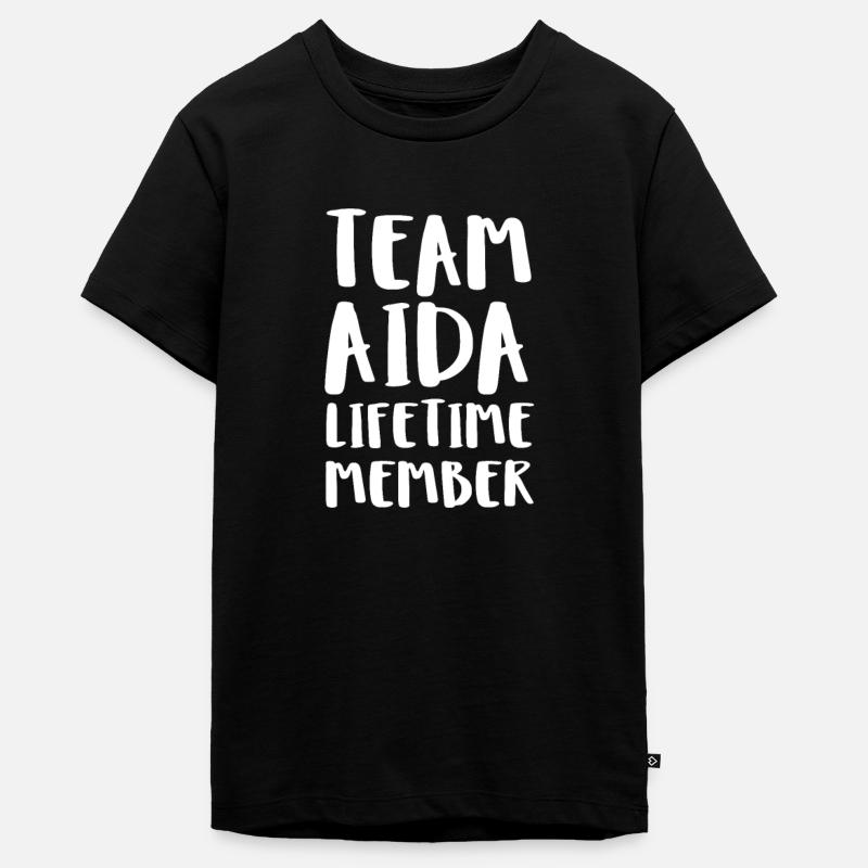 Membre à vie de l'équipe Aida - T-shirt Premium bio Ado - noir