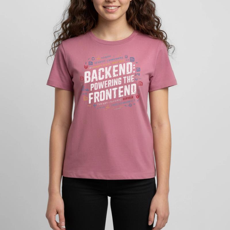 Backend Developer Programming Software Programmer Teenager Premium Organic T-Shirt