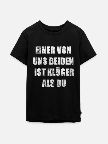 Lustiger Spruch - Teenager Premium Bio T-Shirt - Schwarz